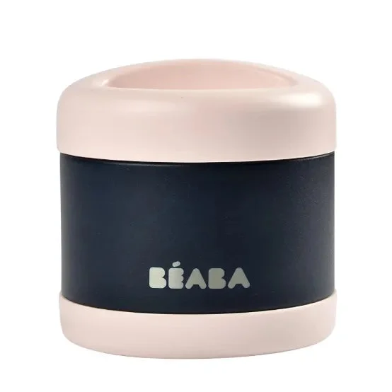 Beaba Stainless Steel Insulated Jar, 16 Oz - Midnight