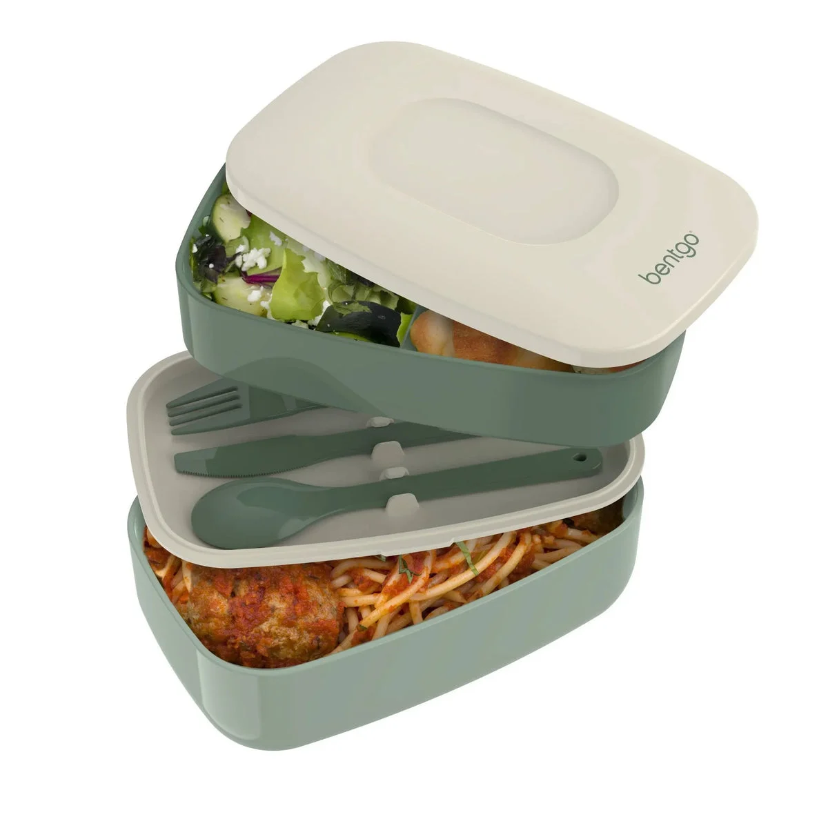 Bentgo All-in-One Stackable Lunch Box Container - Green