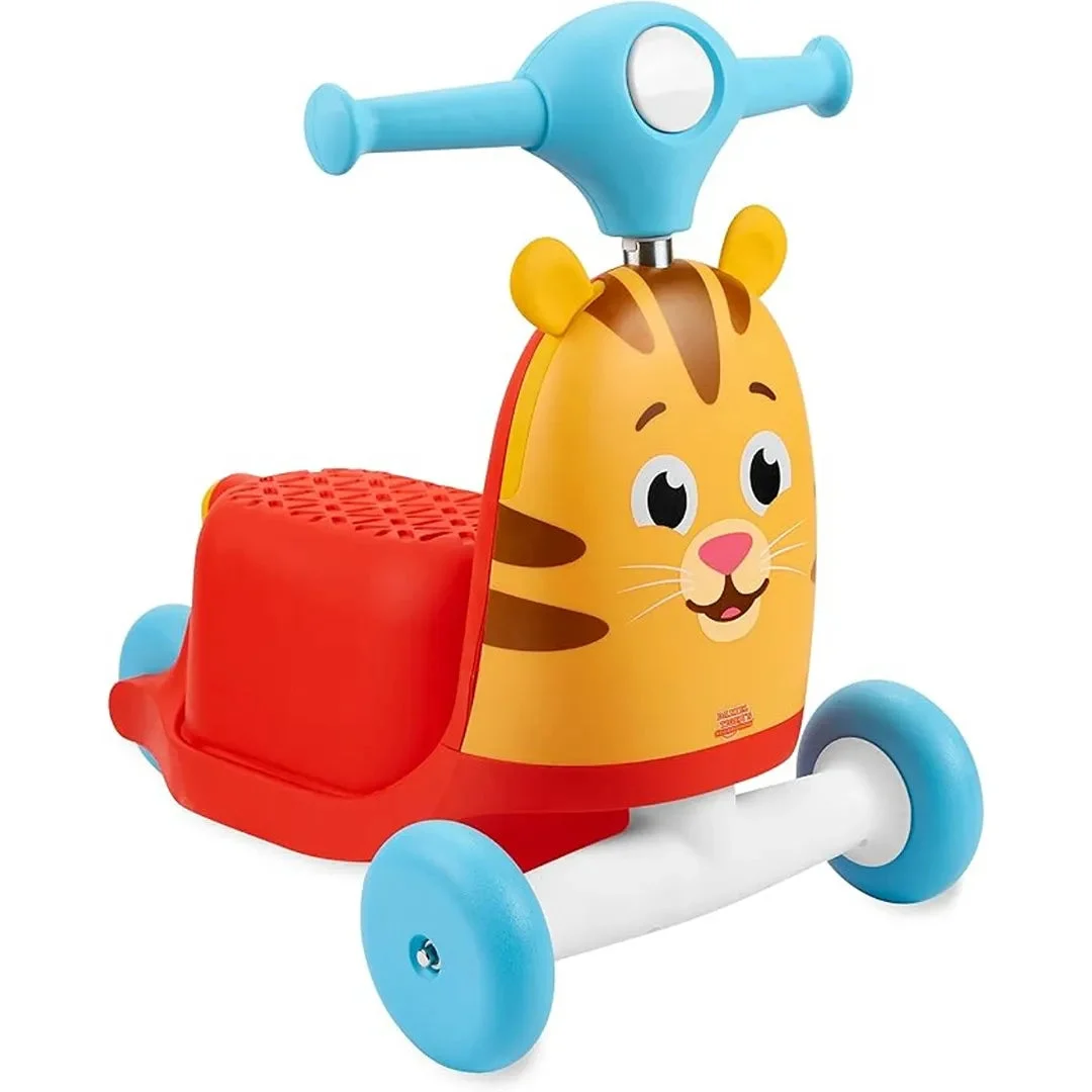 Skip Hop 3-in-1 Baby Activity Push Walker to Toddler Scooter - Daniel Tiger