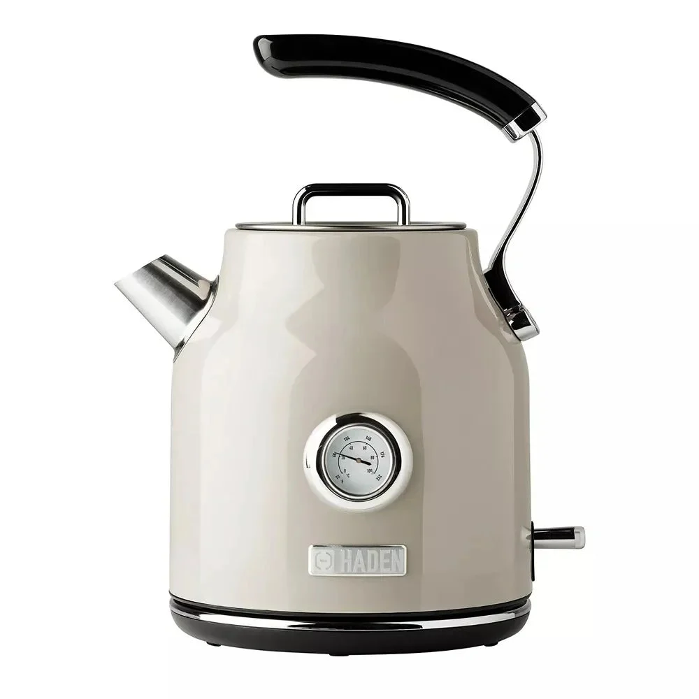 Haden Dorset 1.7L Stainless Steel Electric Kettle - Ivory