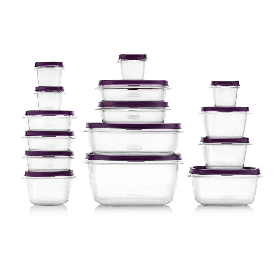 Rubbermaid 30pc Food Storage Set with Easy Find Lids - Amethyst