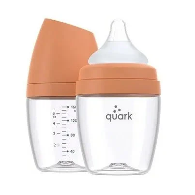 Quark Baby BuubiBottle Mini 2 Pack - Orange 5 Oz