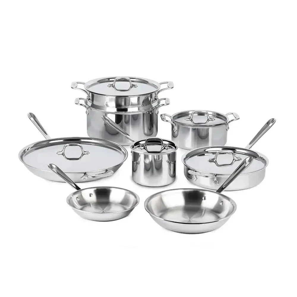 All-Clad D3 13-piece Stainless Steel Cookware Set
