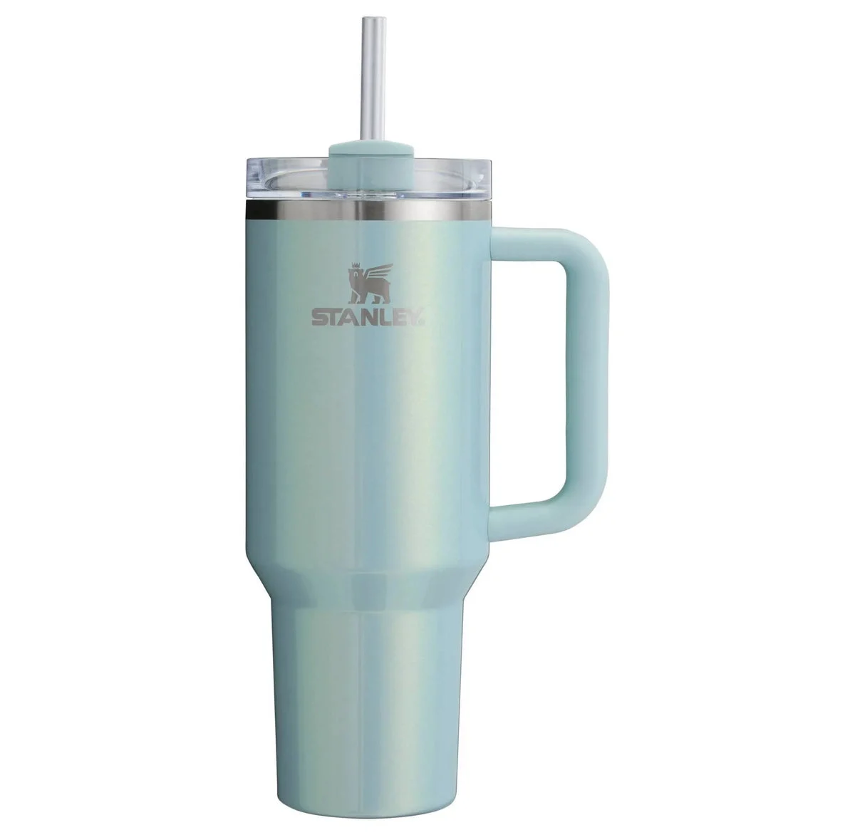Stanley 40 oz Stainless Steel H2.0 Flowstate Quencher Tumbler Blueberry Milk (See description)