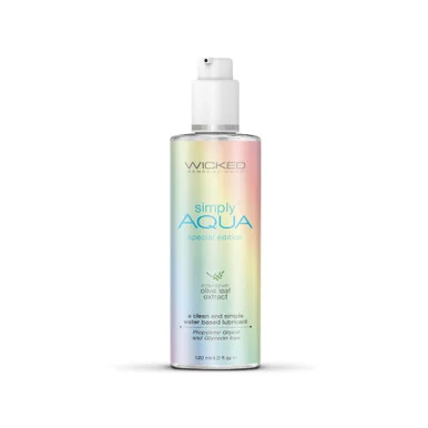 Simply Aqua Water Based Lubricant - 4 Fl. Oz. - Special Edition