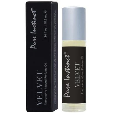 Pure Instinct Pheromone Fragrance Oil Velvet Roll on 10.2 ml 0.34 ml - Adult Toys