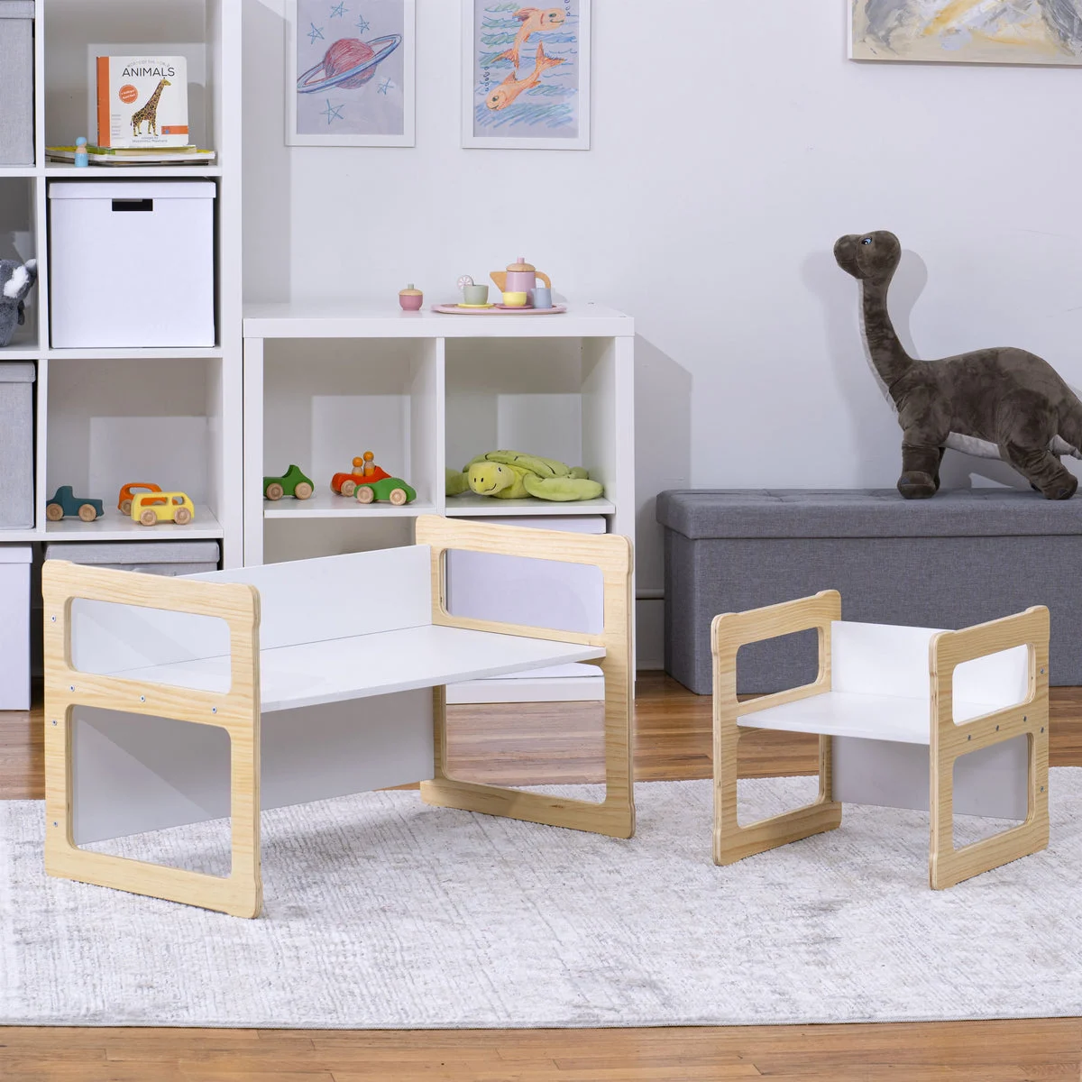 Avenlur Hanover | Convertible Table, Chair & Bench Set