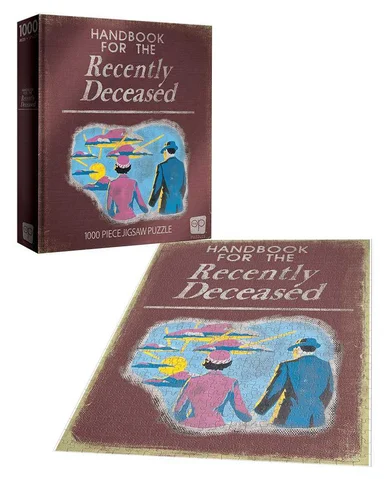 Beetlejuice "Handbook for the Recently Deceased" 1000 Piece Puzzle - Clothing & Games
