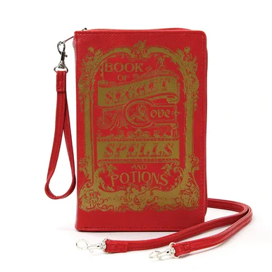Book of Spells For Love Vinyl Clutch Bag - Incense & Home Decor