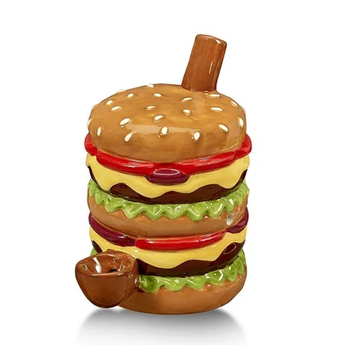 Cheeseburger Novelty Pipe - Smoke Shop