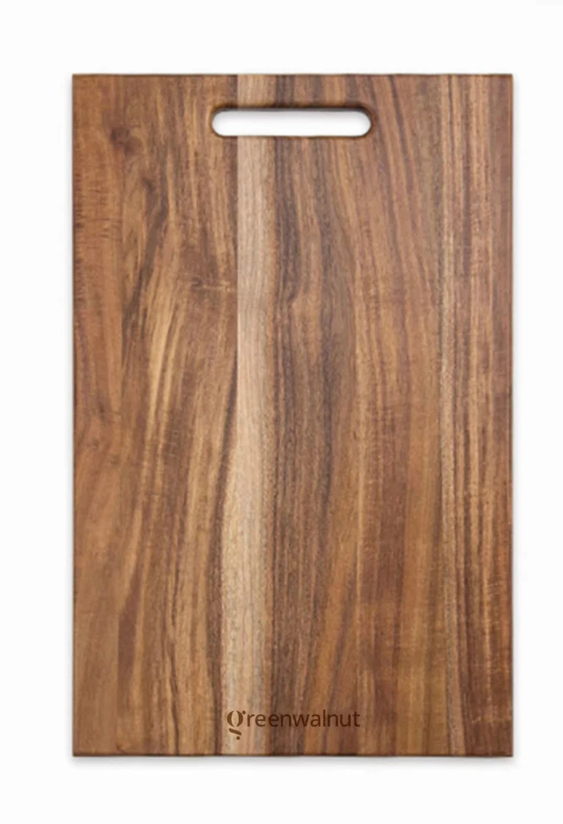 GREEN WALNUT Acacia Wood Cutting Board - Durable, Easy-Clean Chopping Block for Kitchen & Dining