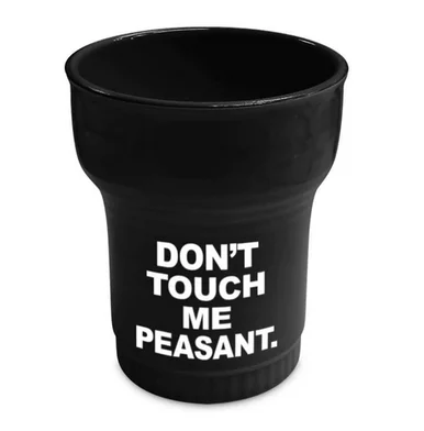 Don't Touch Me Peasant Double Wall Insulated Mug 16oz - Incense & Home Decor