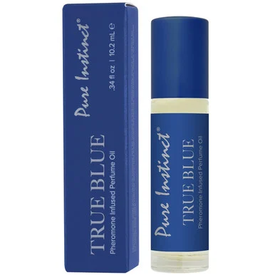 Pure Instinct Pheromone Fragrance Oil True Blue Original Roll on 10.2 ml 0.34 ml - Adult Toys