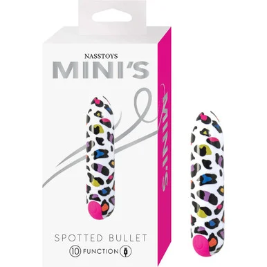 Minis Spotted Bullet White - Adult Toys