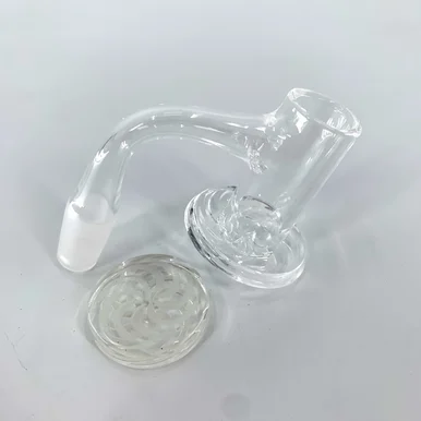 Etched Disc Hurricane Terp Slurp Set (14mm Male) - Smoke Shop
