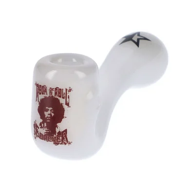 Famous Brandz: Rock Legends Jimi Rock On Sherlock Pipe (4") - Smoke Shop