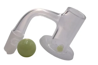 Glass House Full Weld Opaque Base Hurricane Banger - Smoke Shop