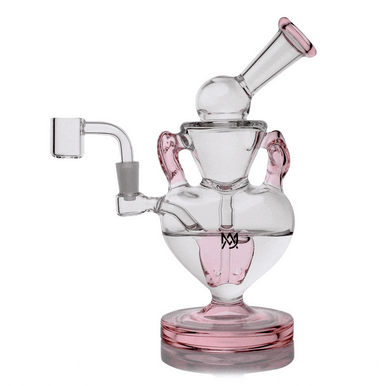 MJ Arsenal Melting Hearts Mini Dab Rig Valentine's Day - Smoke Shop
