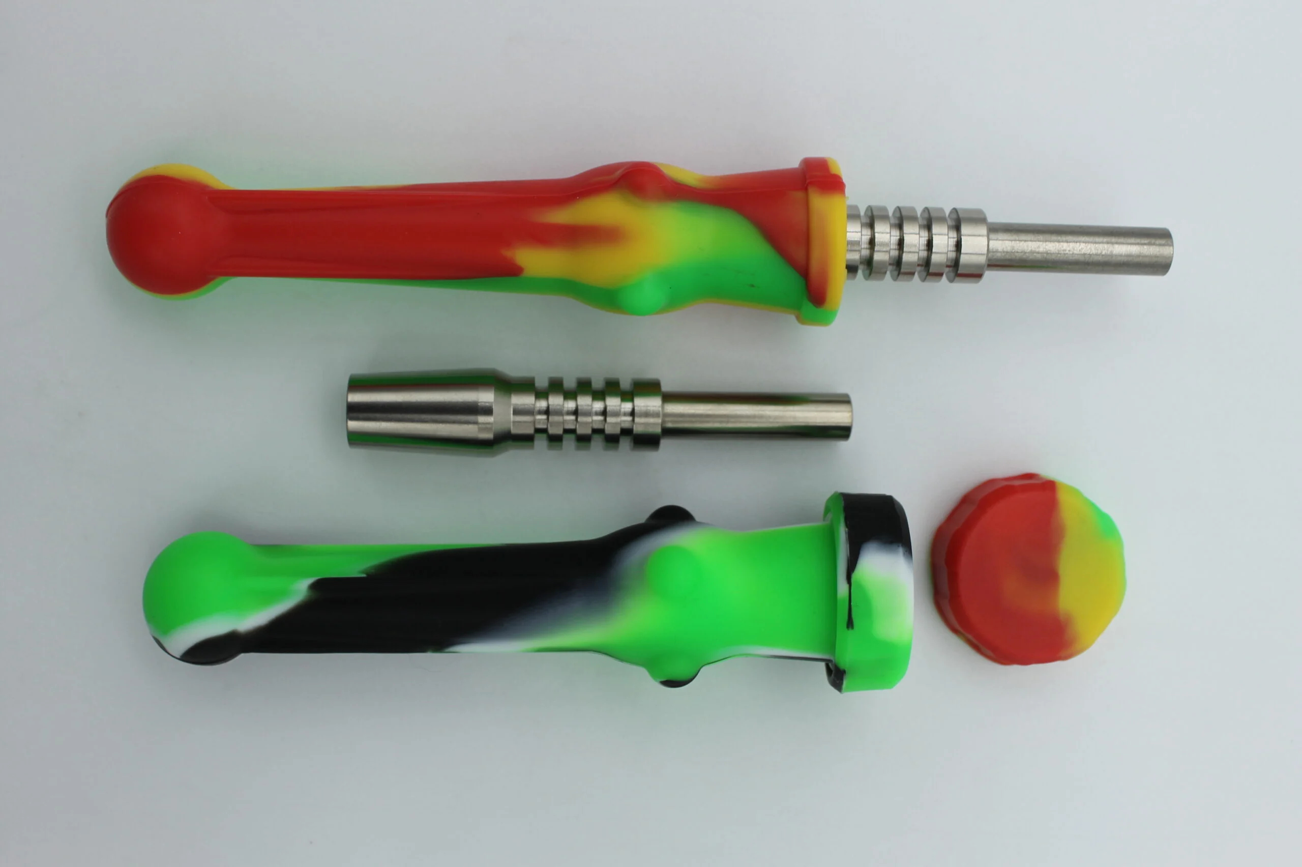 14mm Silicone Nectar Collector (Dab Straw) with Cap - Nectar Collectors