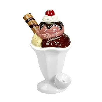 Ice Cream Sundae Novelty Hand Pipe - Smoke Shop