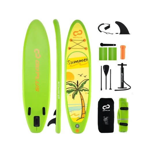 COSTWAY Inflatable Stand Up Paddle Board ISUP Board Accessories With 3 Fins-S