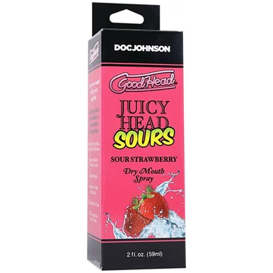 Goodhead Juicy Head Dry Mouth Spray Sour Strawberry 2 Fl Oz - Adult Toys