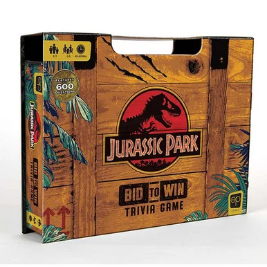 Jurassic Park Bid To Win Trivia - Clothing & Games