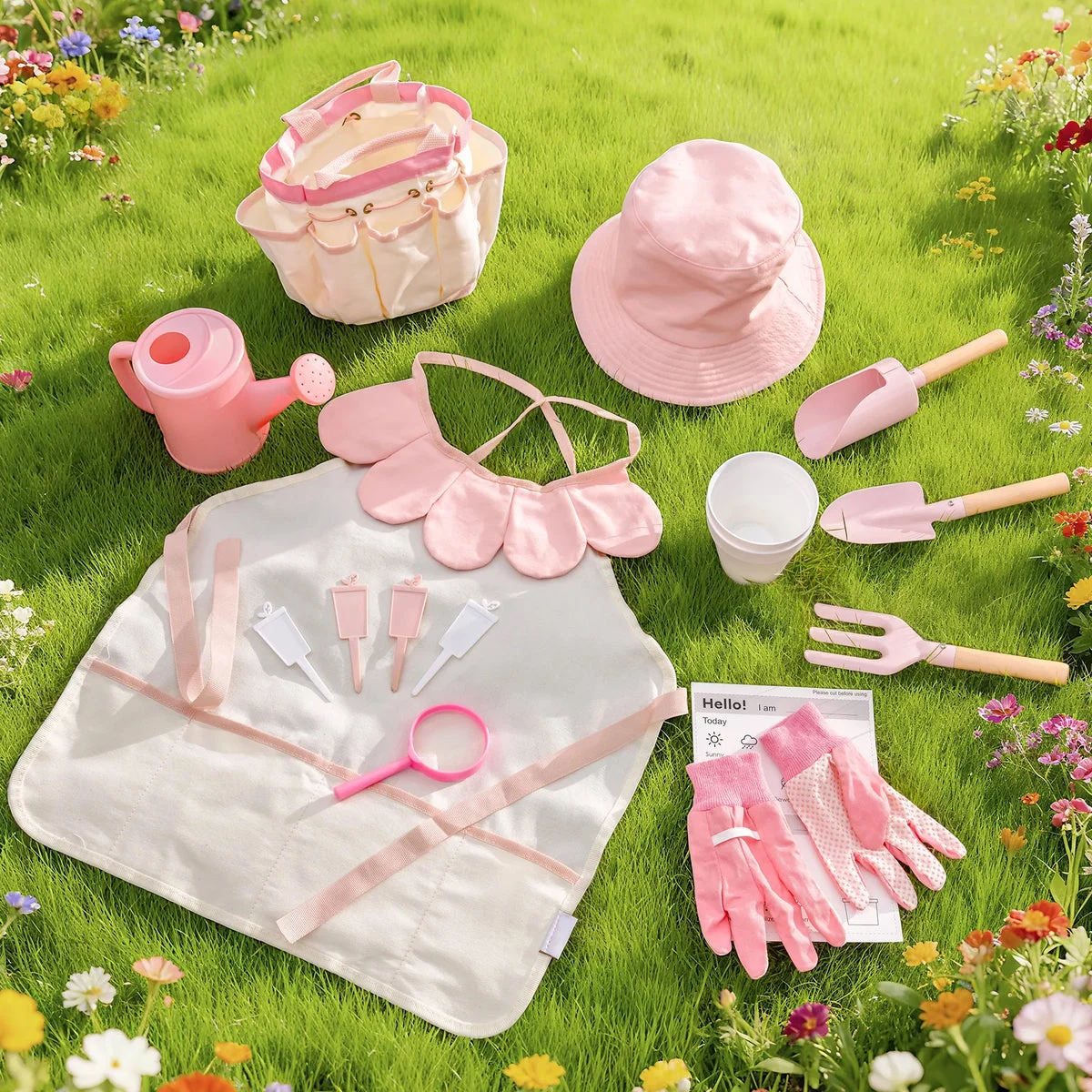 ROBUD Kids Gardening Set Series - Light Pink