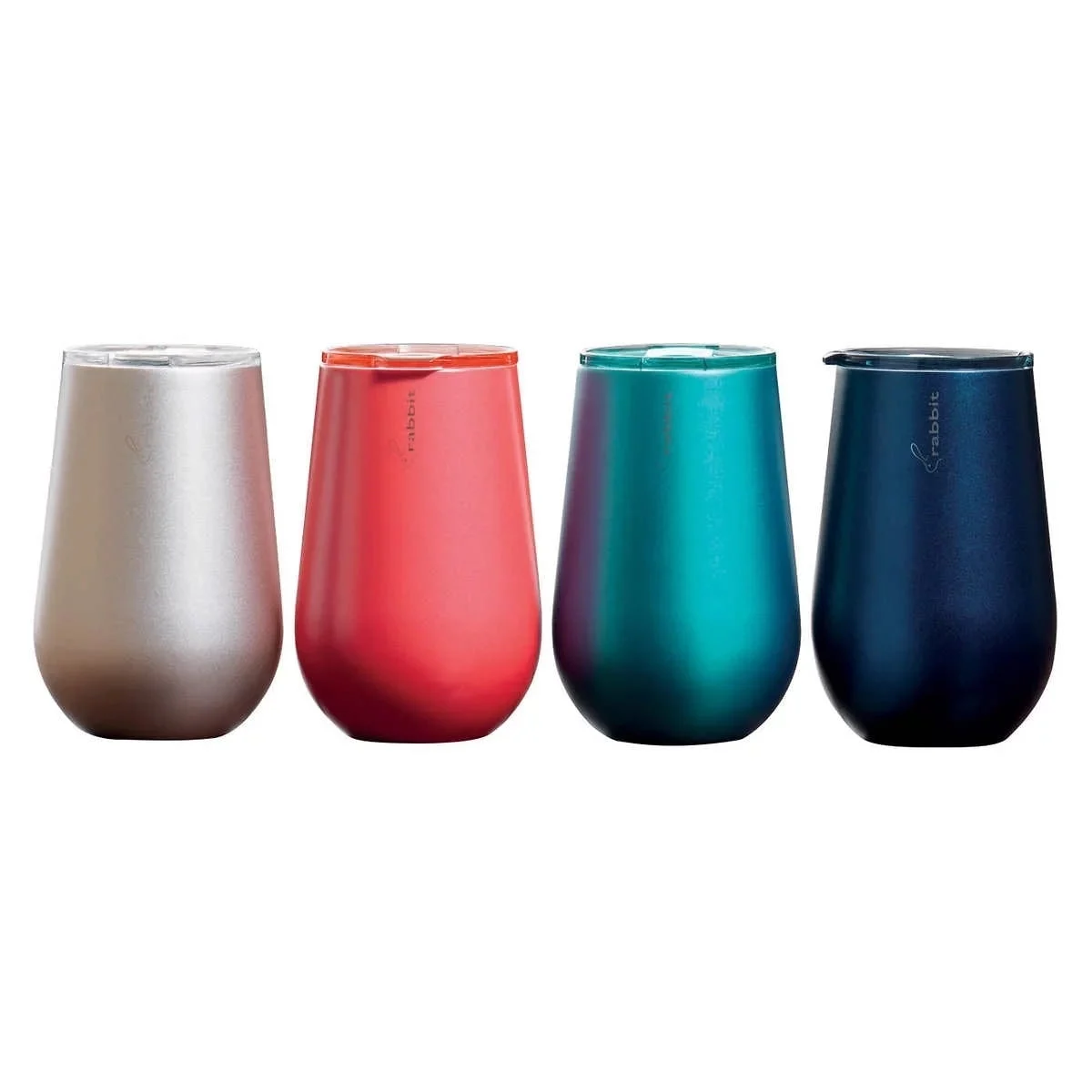 Ermeirabbit Stainless Steel Tumbler Set - 12 Ounce - 4 Pack