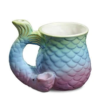 Mermaid Tail Pipe Mug - Smoke Shop