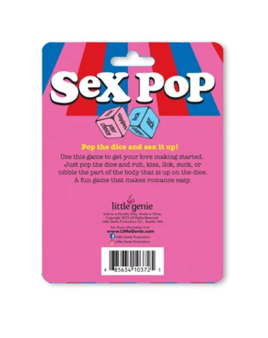 Sex Pop Popping Dice Game - Adult Toys