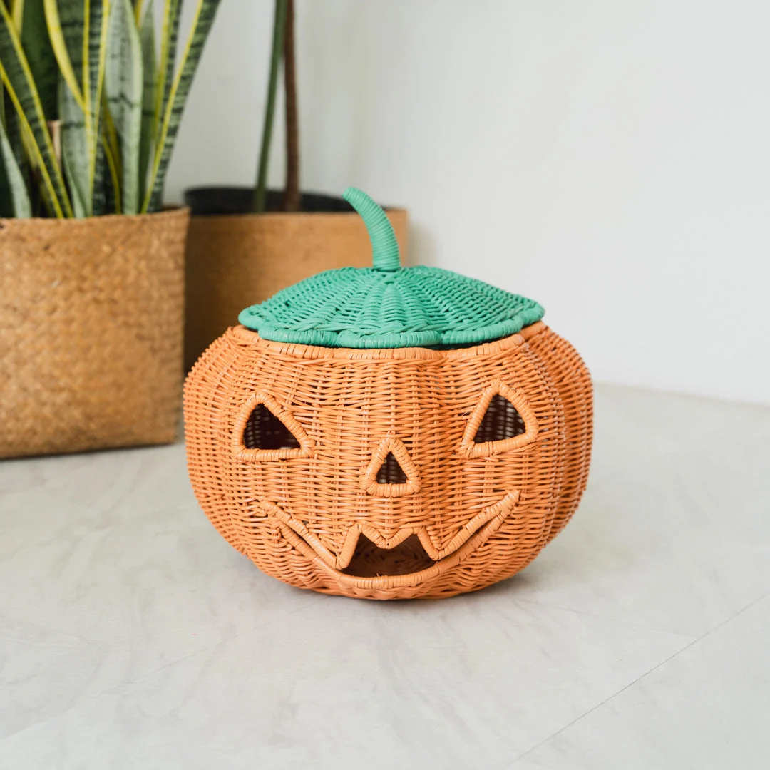 MOMIJI Pumpkin Face Basket