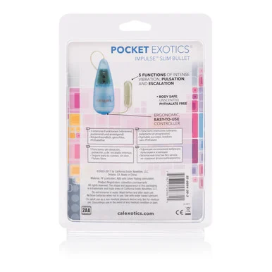 Pocket Exotics Impulse Slim Bullet - Adult Toys