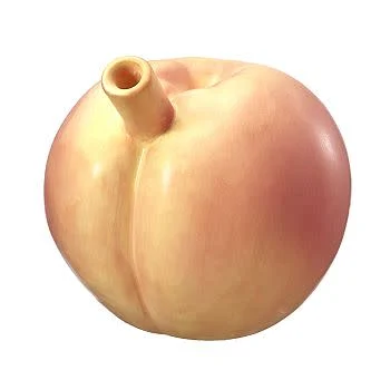 Peach Novelty Pipe Mug - Smoke Shop