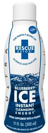 Rescue Detox 17oz Blueberry - Smoke Shop