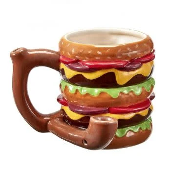 Roast & Toast Burger Pipe Mug - Smoke Shop