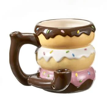 Roast & Toast Donut Pipe Mug - Smoke Shop