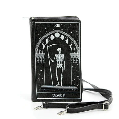 Tarot Card Book Vinyl Clutch Bag - Incense & Home Decor