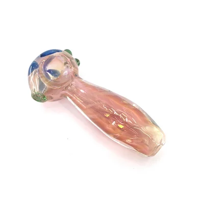 The Crush Glass: Gold Fumed Hand Pipe (3.5") - Smoke Shop