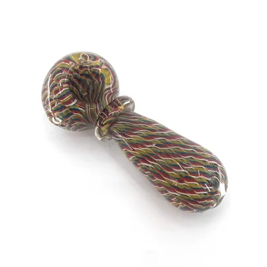 The Crush Glass: Grid Hand Pipe (3.5") - Smoke Shop