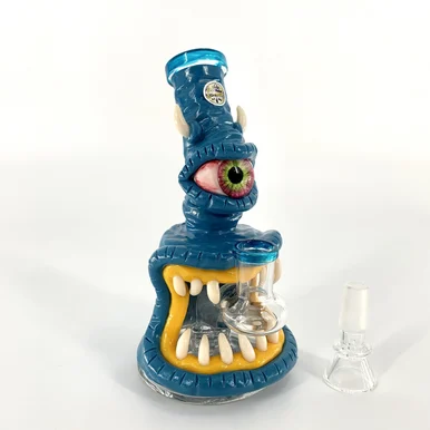 The Crush Glass Mutant Monster Resin Water Pipes (6.5") - Gifts Under $100