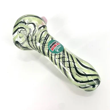 The Fighter Neon/Black Hand Pipe (3.5") - Smoke Shop