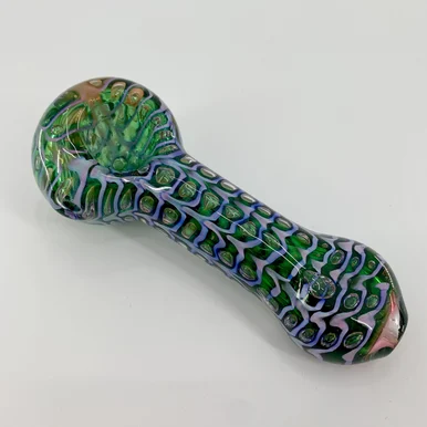 Thick Bubble Trap Hand Pipe (4") - Smoke Shop