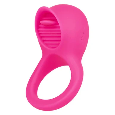Silicone Rechargeable Teasing Tongue Enhancer - Adult Toys