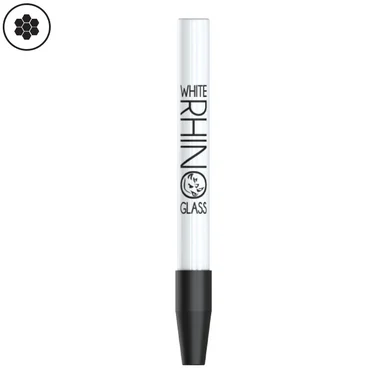 White Rhino Ceramic Dab Straw - Smoke Shop