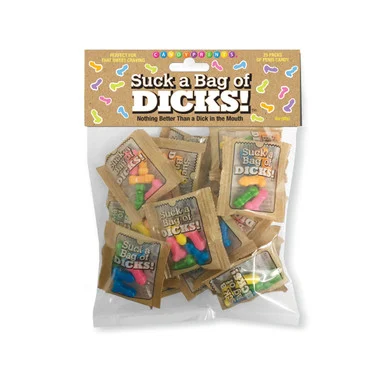 Suck a Bag of Dicks! 25 Individual Fun Size Packages - Adult Toys