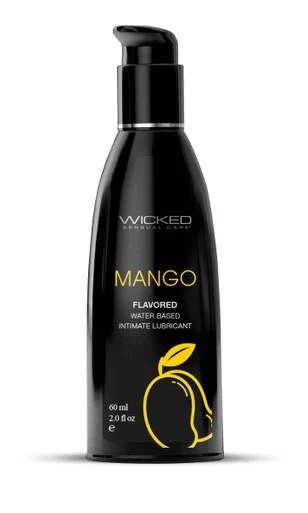 Aqua Mango Flavored Water Based Intimate Lubricant - 2 Fl. Oz.