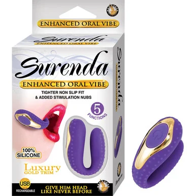 Surenda Enhanced Oral Vibe Purple - Adult Toys