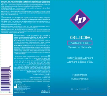 ID Glide Water Based Lubricant 4 Oz Travel Tube - Adult Toys