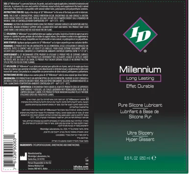 ID Millennium Silicone Lubricant 8.5 Oz - Adult Toys